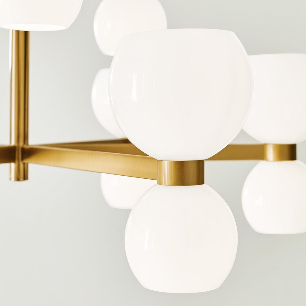 Visual Comfort &amp; Co. Londyn Medium Chandelier in Burnished Brass, , large