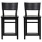 Linon Home Decor Briggs Counter Stool in Black (Set of 2), , large