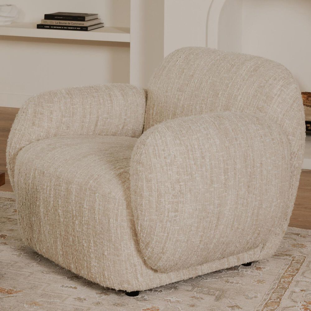 CityLine Hazel Lounge Chair in Off White, , large