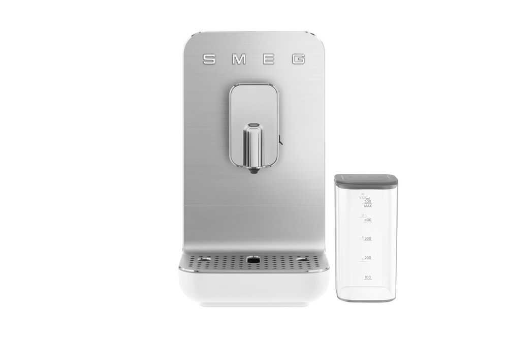 SMEG 47 Oz Automatic Coffee Machine in Matte White, , large