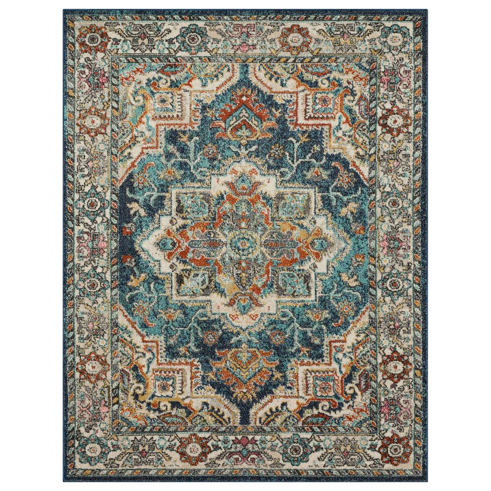 Mohawk R1108 Whimsy 5" 3" X 8" Blue Area Rug, , large