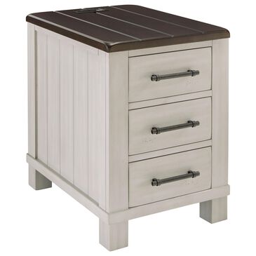Ashley Darborn Chairside End Table in Gray and Brown, , large