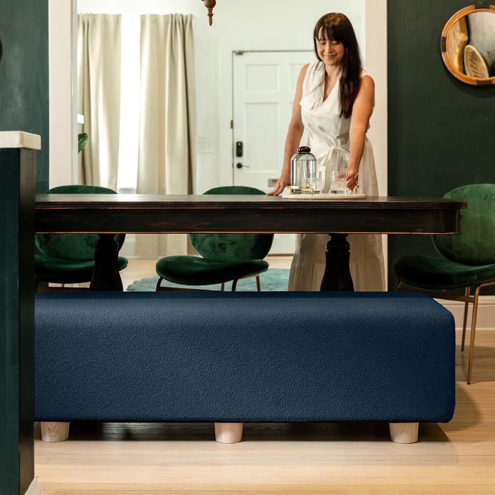 Jaxx Caya 4-In-1 King Bed Bench in Navy, , large