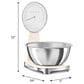 SMEG 50"s Retro Style Kitchen Scale in Cream and Chrome, , large