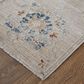 Feizy Pasha 39M9F 5" x 7"6" Beige and Blue Area Rug, , large
