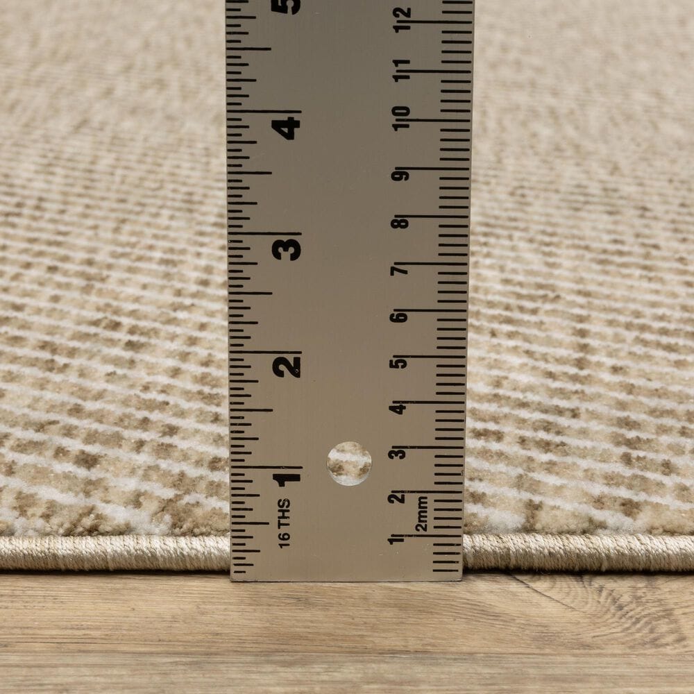 Oriental Weavers Echo Beige and Ivory 2&#39;3&quot; x 7&#39;6&quot; Runner, , large