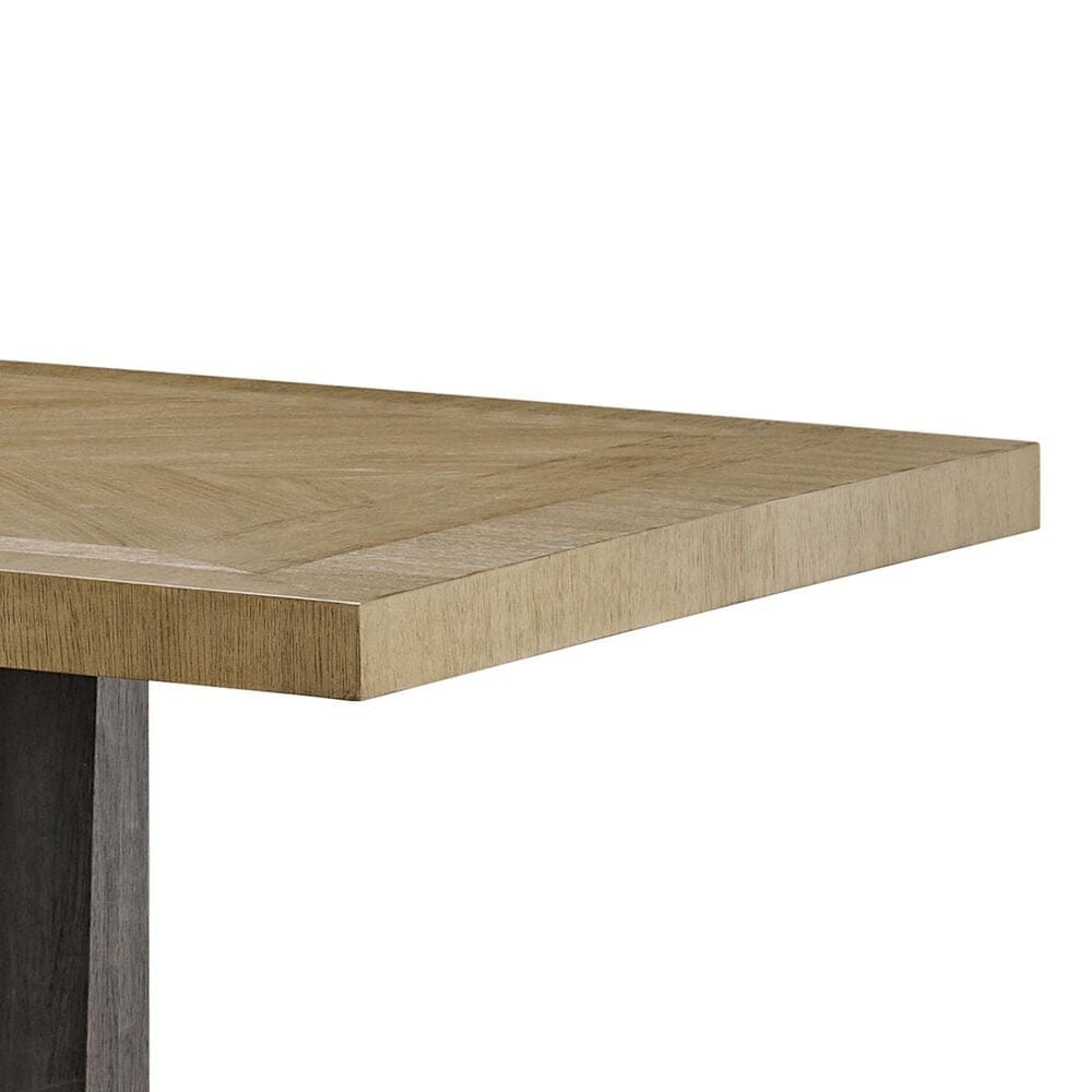 Emerald Home Furnishings Sutton Place Trestle Dining Table in Caramel and Cocoa - Table Only, , large