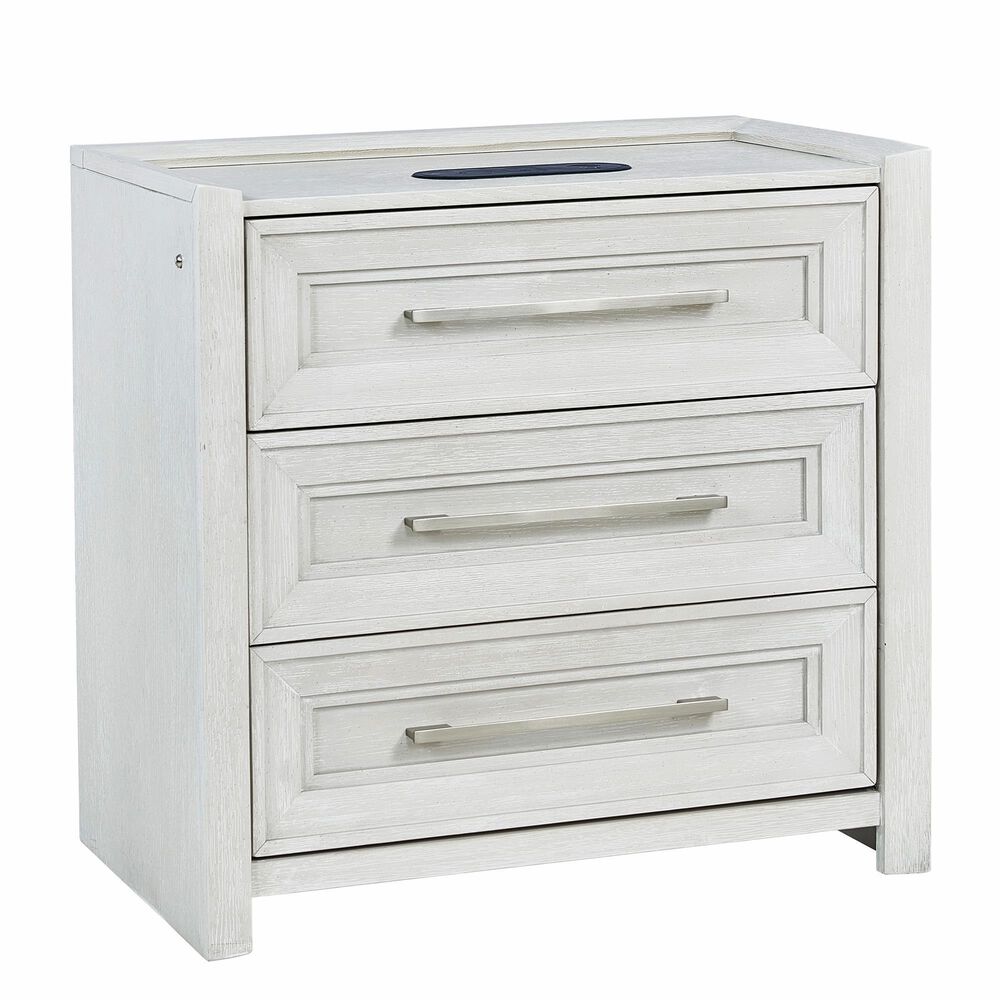 Sasha Lee 5-Piece Queen Storage Bedroom Set in Brushed White, , large