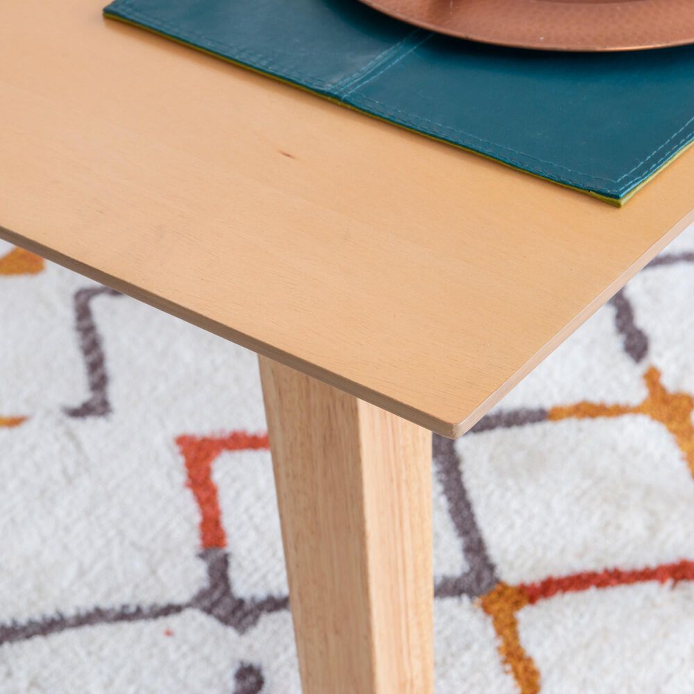 Linon Home Decor Cadence Dining Table in Natural - Table Only, , large