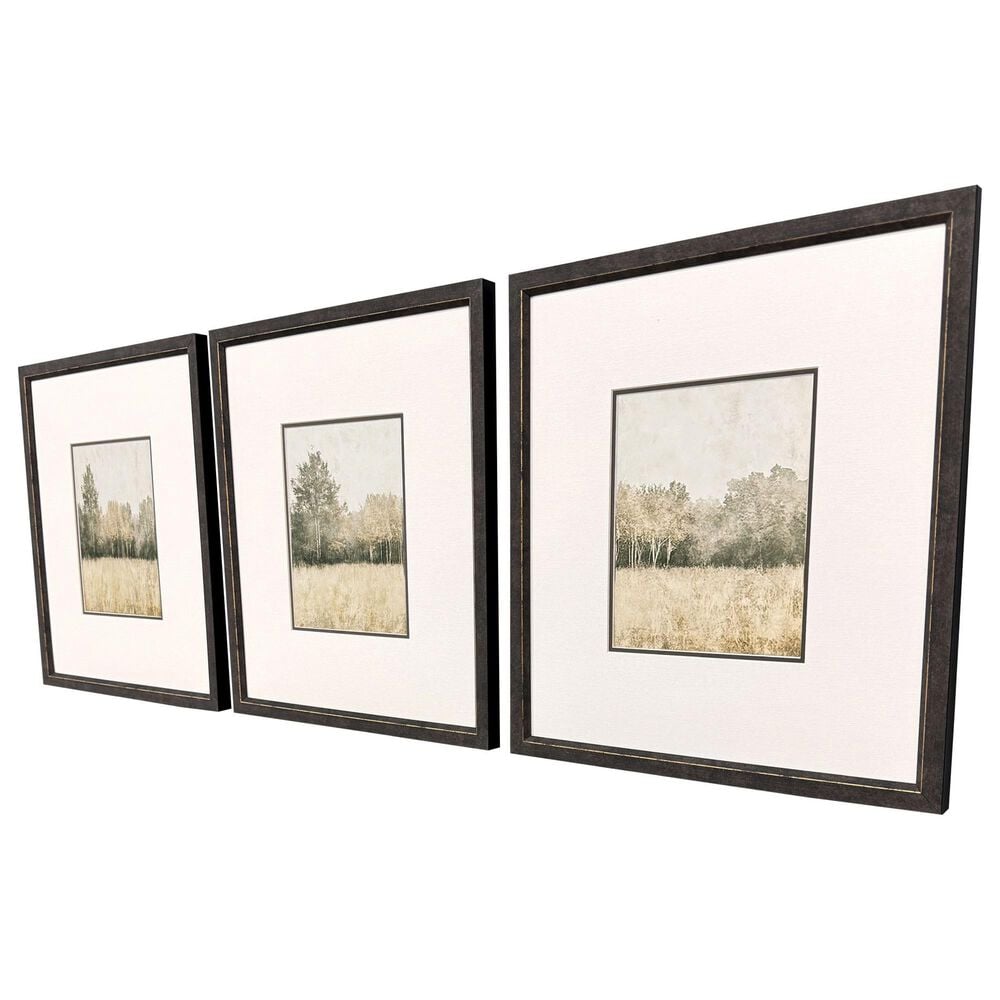 Paragon 19" x 17" Watercolor Woods I Wall Art in Brown (Set of 3), , large