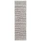 Momeni Delmar 2" x 8" Gray Runner Rug, , large