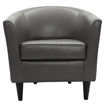 Overman International Corp Accent Chair in Rodeo Charcoal, , large