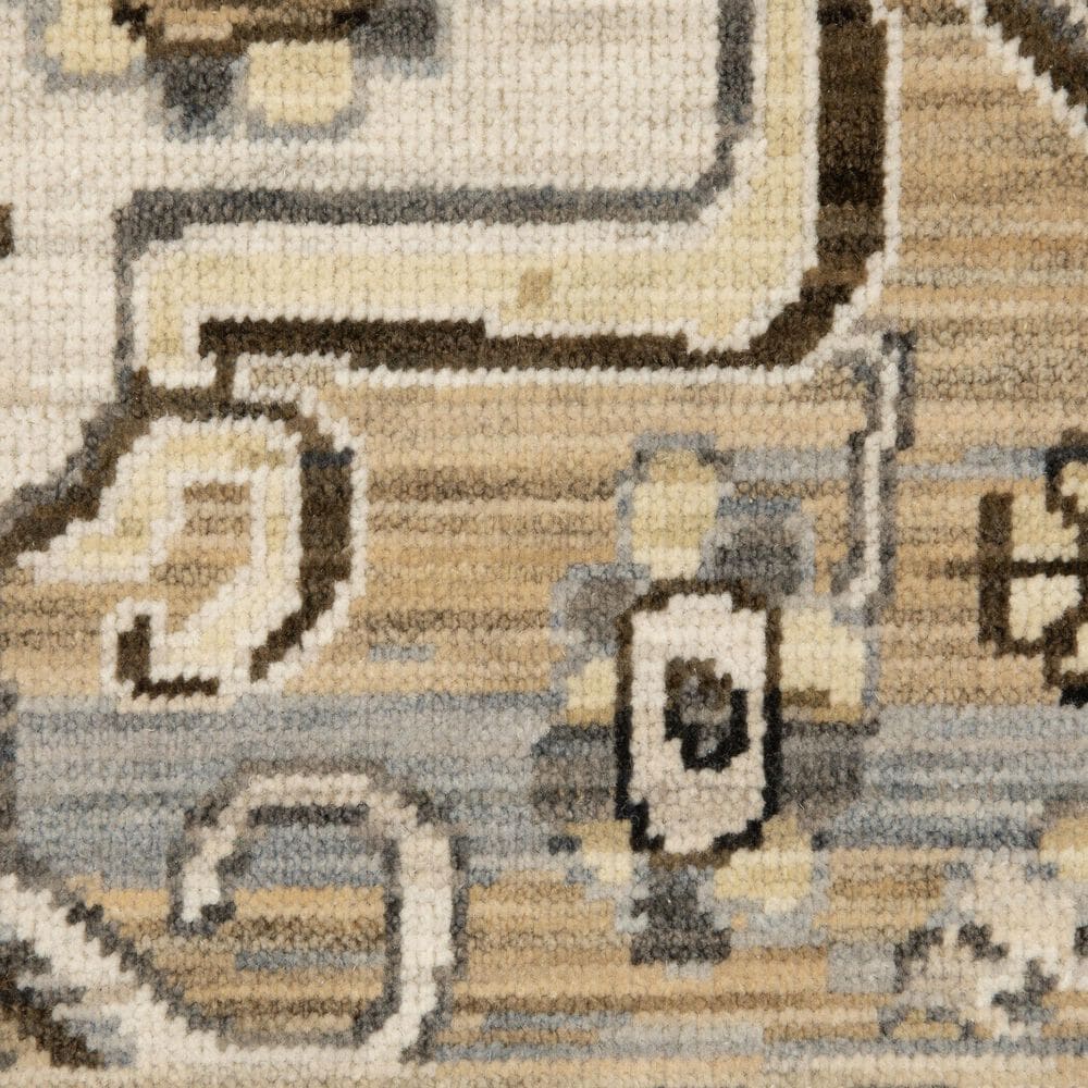 Oriental Weavers Acacia Brown and Grey 2'6" x 10' Runner, , large