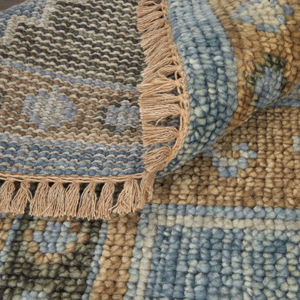 Feizy Fillmore 8&#39; x 10&#39; Blue and Green Area Rug, , large