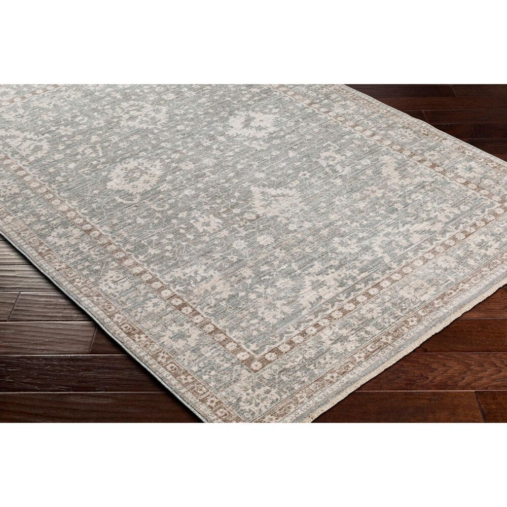 Surya Carlisle 8&#39;10&quot; x 12&#39;6&quot; Light Sage, Pale Blue, Light Gray and Ivory Area Rug, , large