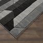 Ashley Chayse 5" x 7" Black and Gray Area Rug, , large