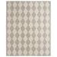 Nourison Positano Geometric Light Grey 7" x 10" Indoor/Outdoor Area Rug, , large