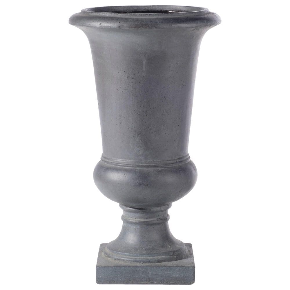 Alfresco Home Jovina Small Patio Urn in Antique Dark Bronze, , large