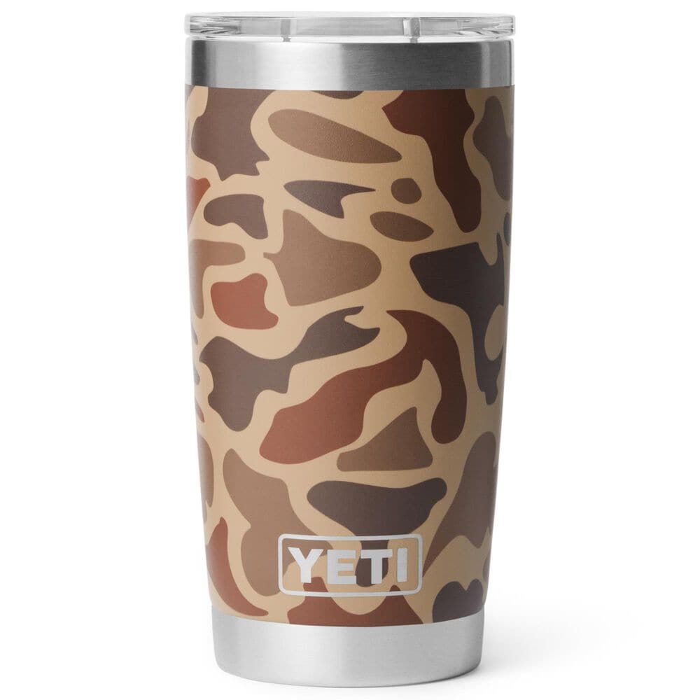 YETI Rambler 20 Oz Tumbler with MagSlider Lid in Wetlands Camo, , large