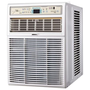 Keystone 8000 BTU Casement Window Air Conditioner in White, , large