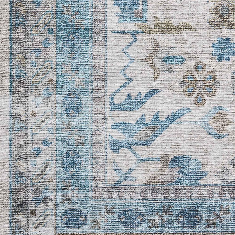 Loloi II Heidi 5&#39; x 7&#39;6&quot; Ivory and Ocean Area Rug, , large