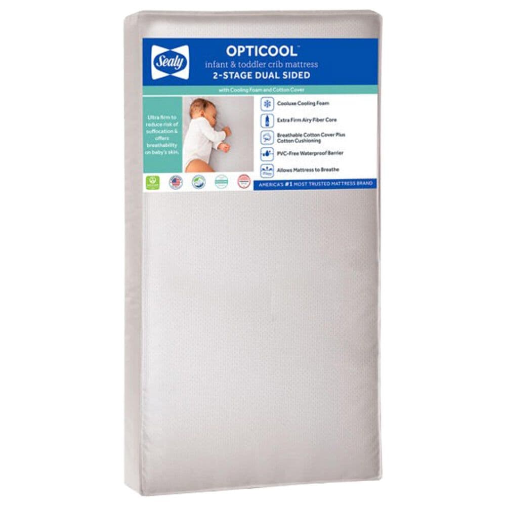 Kolcraft OptiCool 2-Stage Crib Mattress, , large