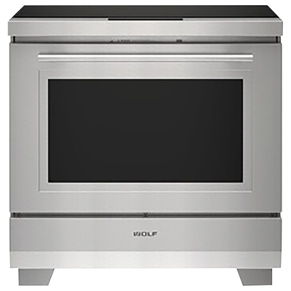 Wolf 36" Induction Range in Stainless Steel Shop NFM