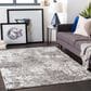 Surya Venice VNE-2308 8"10" x 12"4" Medium Gray, Black and Ivory Area Rug, , large