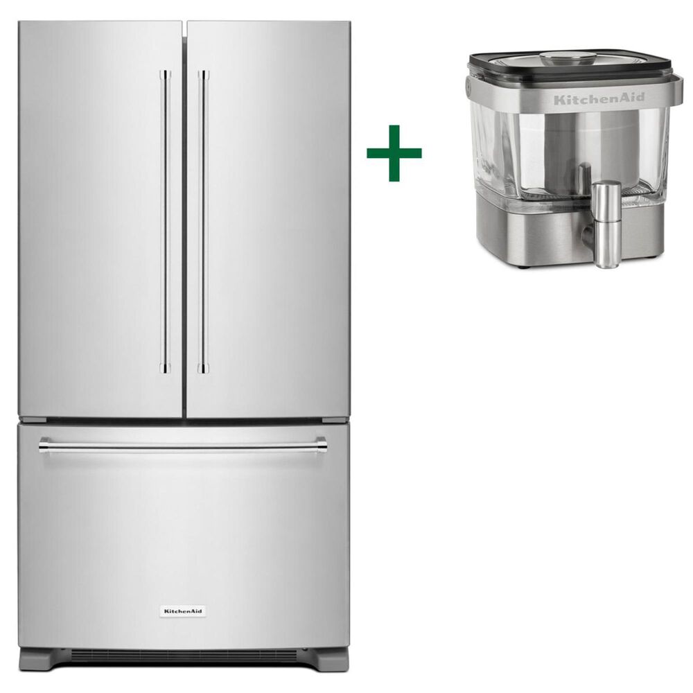 KitchenAid 20 Cu. Ft. French Door Refrigerator and Cold Brew ...