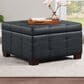 Valor Living Detour Strap Square Storage Ottoman in Black, , large