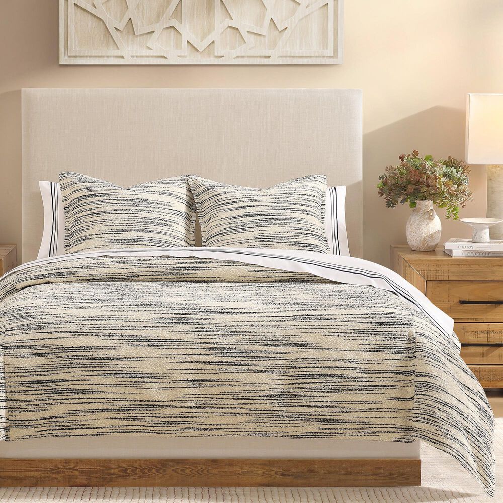 HiEnd Accents Cosmo Woven 3-Piece Full/Queen Comforter Set in White, , large