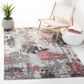 Safavieh Craft 10"6" x 14" Grey and Pink Area Rug, , large