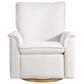 Baby Appleseed Anza Manual Swivel Glider Recliner in Snow, , large