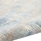Nourison Rush 10" x 14" Blue and Beige Area Rug, , large