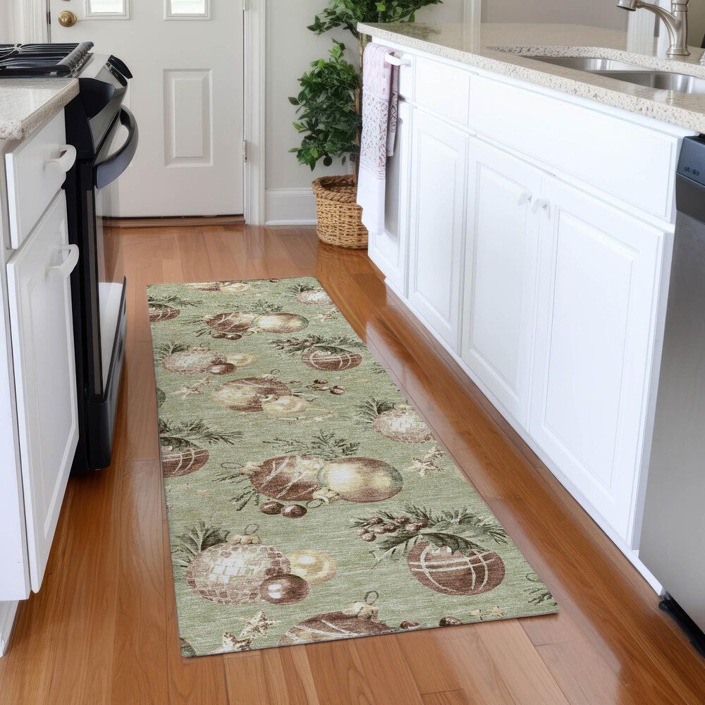 Dalyn Rug Company Wonderland WN36 Aloe 2&#39;3&quot; x 7&#39;6&quot; Runner, , large