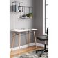 Ashley Jaspeni Writing Desk in White and Natural, , large