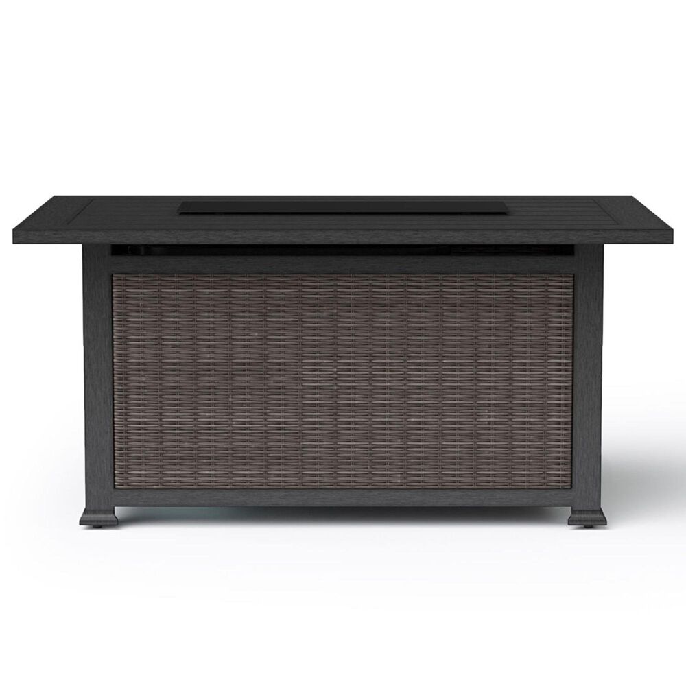 Agio Dover Rectangular Firepit in Brown, , large