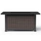 Agio Dover Rectangular Firepit in Brown, , large