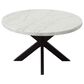 Steve Silver Xena Dining Table in White and Ebony - Table Only, , large