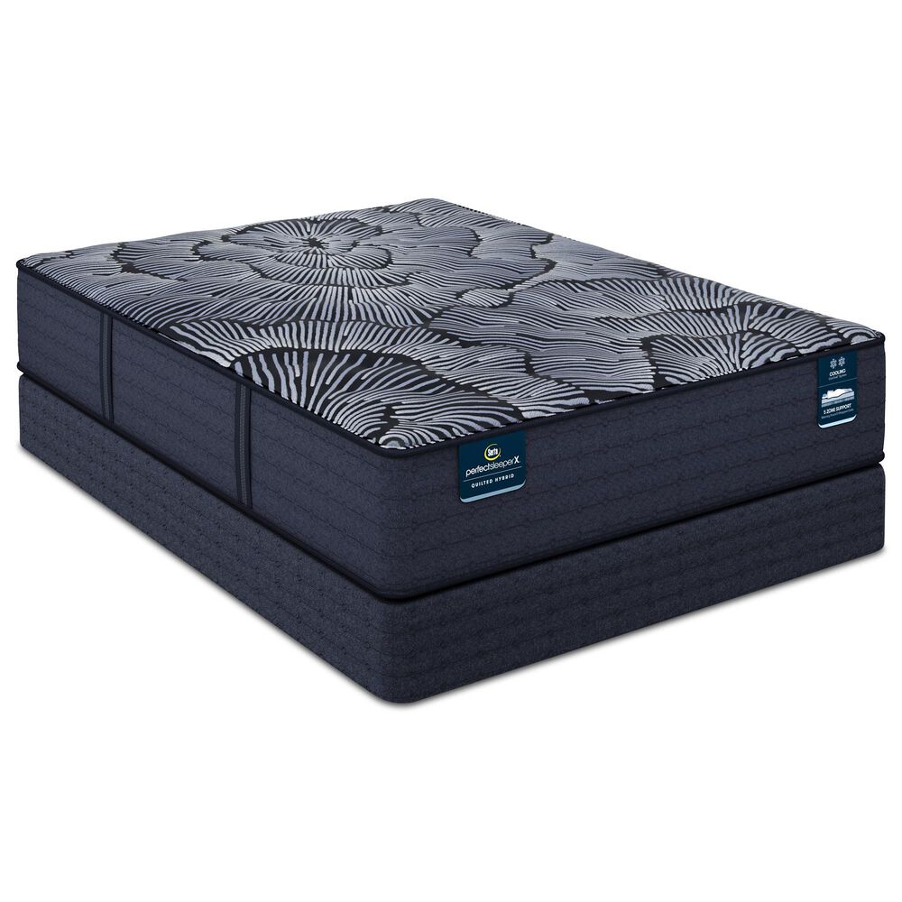 SERTA Perfect Sleeper X Knox Plush Twin XL Mattress with High Profile Box Spring, , large