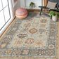 Amer Rugs Blu 10" x 14" Ivory and Gray Area Rug, , large