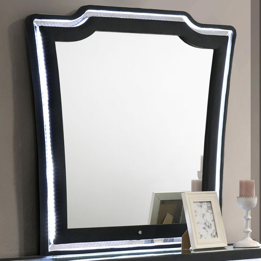 Pacific Landing Lorient Dresser Mirror in Black, , large