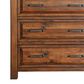 Napa Furniture Design Hill Crest 6-Drawer Chest in Dark Chestnut, , large