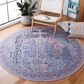 Safavieh Serapi 6"7" Round Ivory and Light Blue Area Rug, , large
