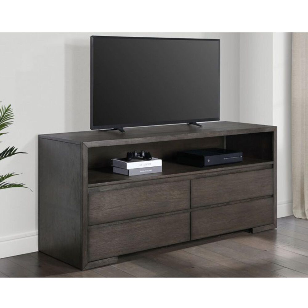 Steve Silver Evan Console Table in Walnut Brown, , large