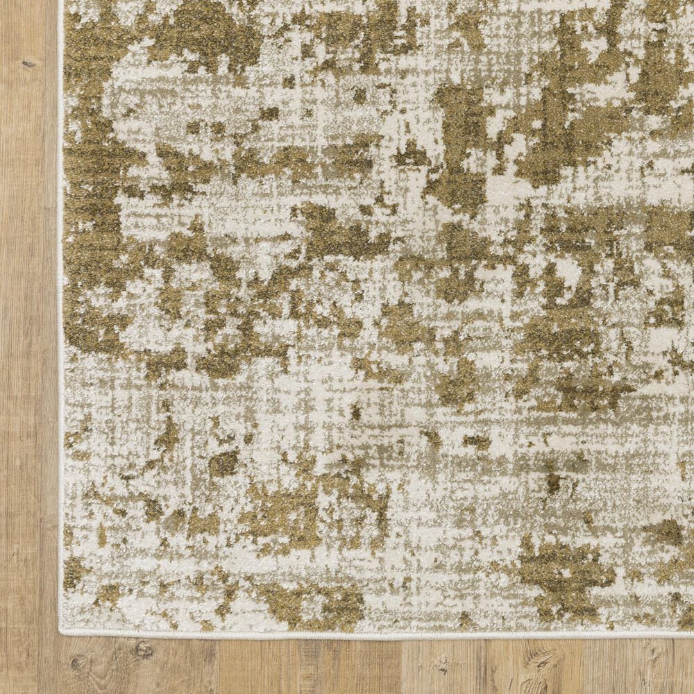 Oriental Weavers Venice Trento 5&#39;3&quot; x 7&#39;3&quot; Beige and Gold Area Rug, , large