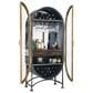 Howard Miller Boilermaker Wine and Bar Cabinet in Charcoal Gray and Aged Brass, , large