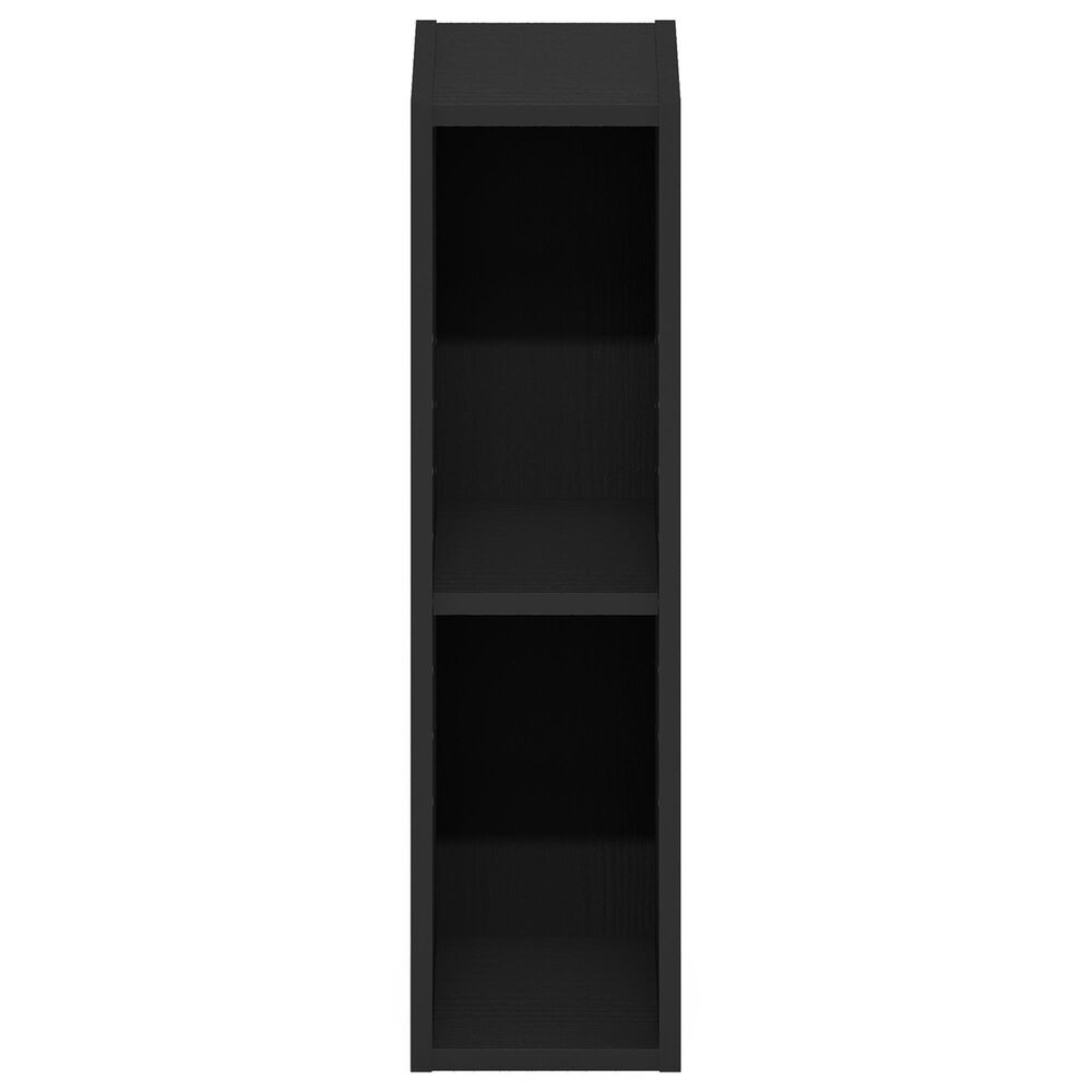 HOMLUX 2-Tier Open Bookcase with 6" Shelf in Blackwood, , large