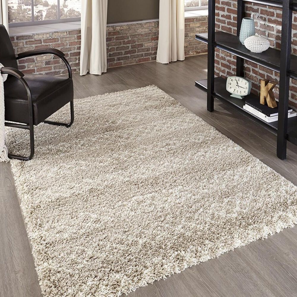Momeni Maya MAY-03 9"3" x 12"6" Beige Area Rug, , large