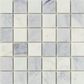 Emser Winter Frost 2" x 2" Square on 12" x 12" Marble Mosaic Sheet, , large